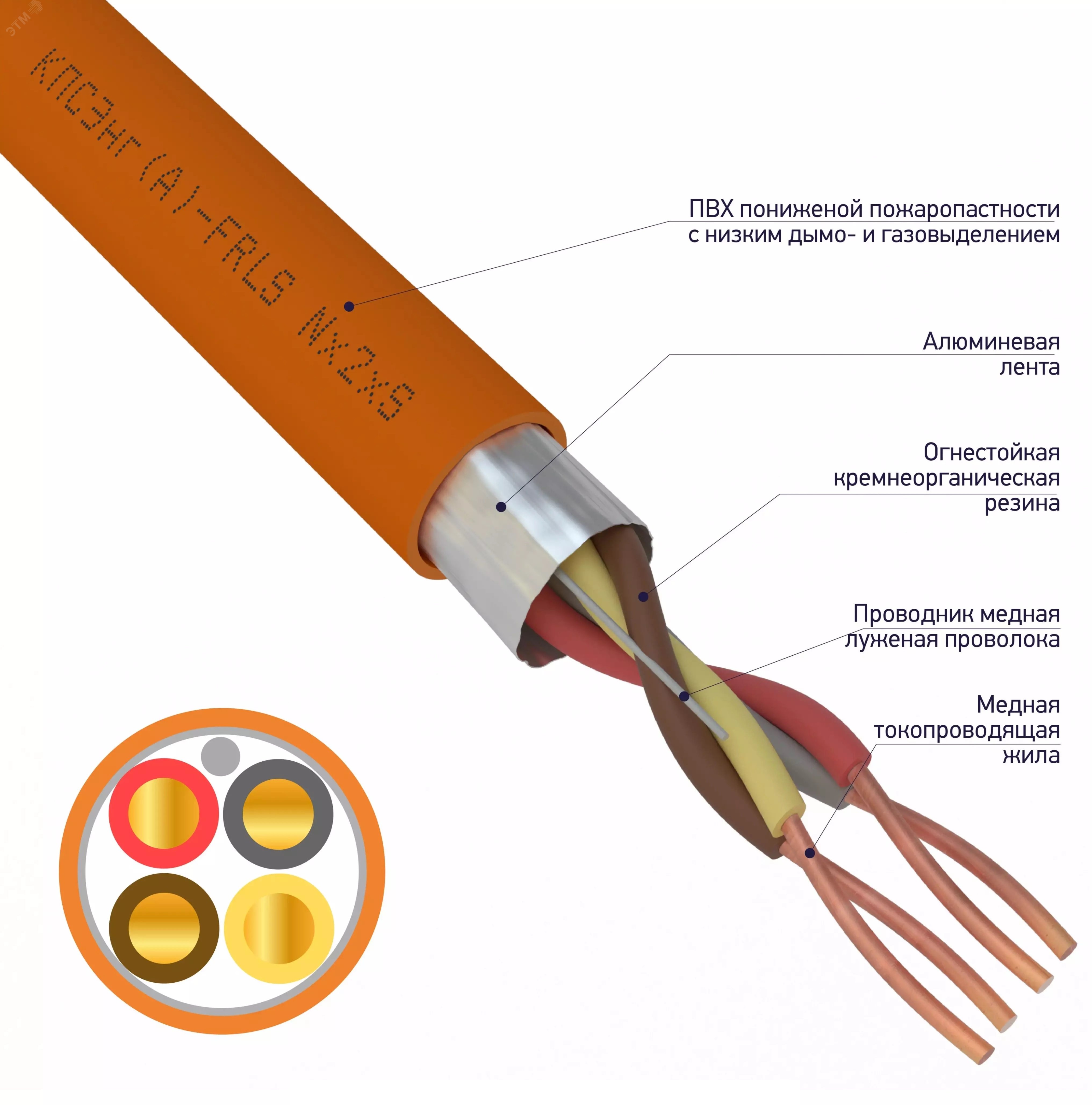 Огнестойкий с низкой токсичностью. КПСНГ(А)-FRLS 1*2*0,5, кабель огнестойкий (бухта 200м) Технокабель. КПСНГ(А)-FRLSLTX 2х2х0,5. Кабель КПСНГ(А)-FRLSLTX 1x2x050 (бухта 200 м) (etm01-4930). Кабель для пожарной сигнализации негорючий 2х0.75.