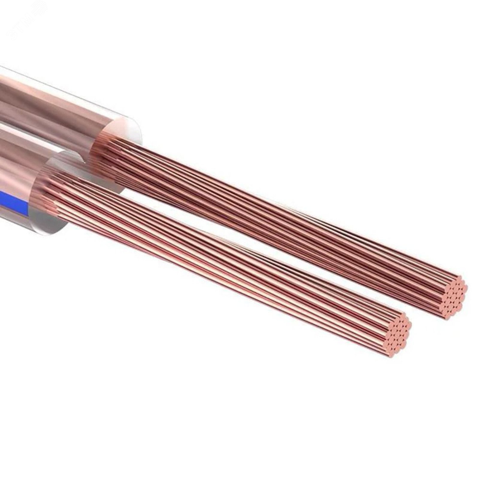 Изображение товара Кабель акустический 2х0.50 кв.мм прозрачный BLUELINE,10 м, REXANT (м)