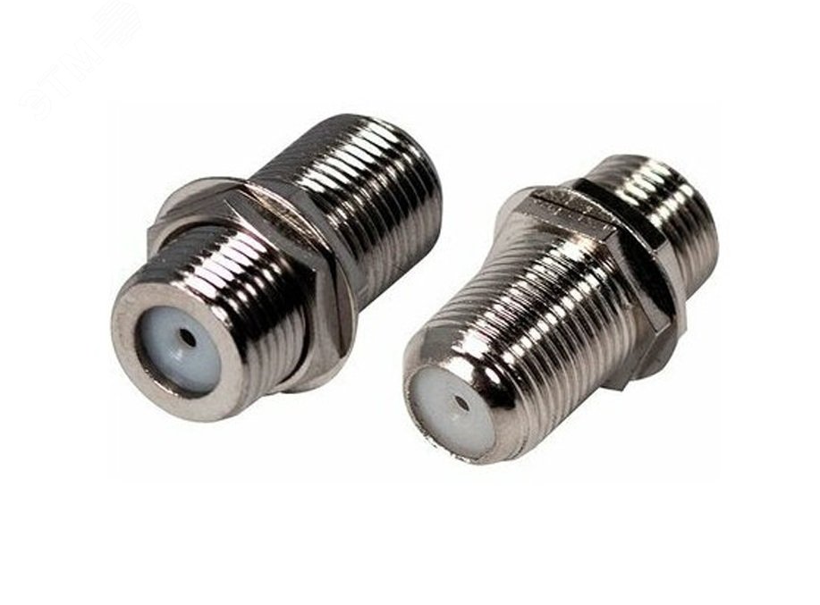 Изображение товара Переходник гнездо F – гнездо F, бочка с кольцом (шт)