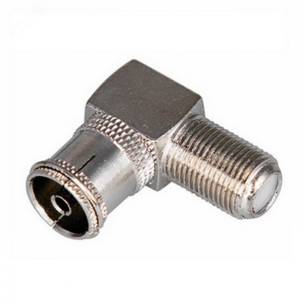 Изображение товара Переходник гнездо F - гнездо TV угловой REXANT