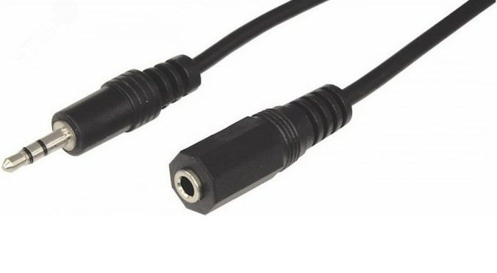 Изображение товара Аудио кабель 3.5 мм гнездо - штекер 10 м REXANT