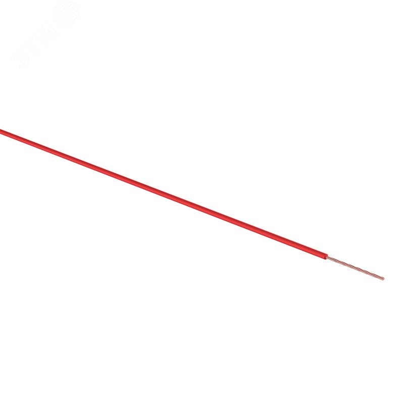 Провод автомобильный ПГВА/ПВАМ 1х0,75 мм красный, мини-бухта 10 метров, 01-6504-2-10 REXANT - превью