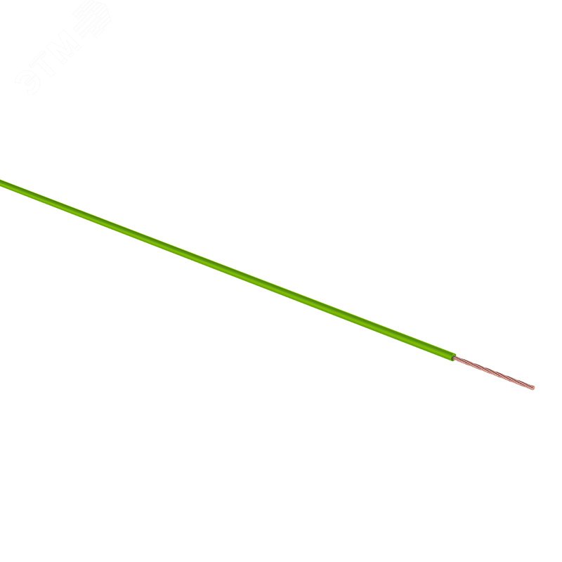 Провод ПГВА 1х0.50 мм2, зеленый, бухта 100 м, 01-6513 REXANT - превью