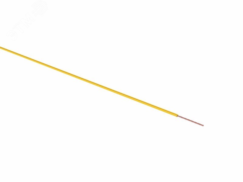 Провод ПГВА 1х1.50 мм2, желтый, бухта 100 м, 01-6532 REXANT - превью