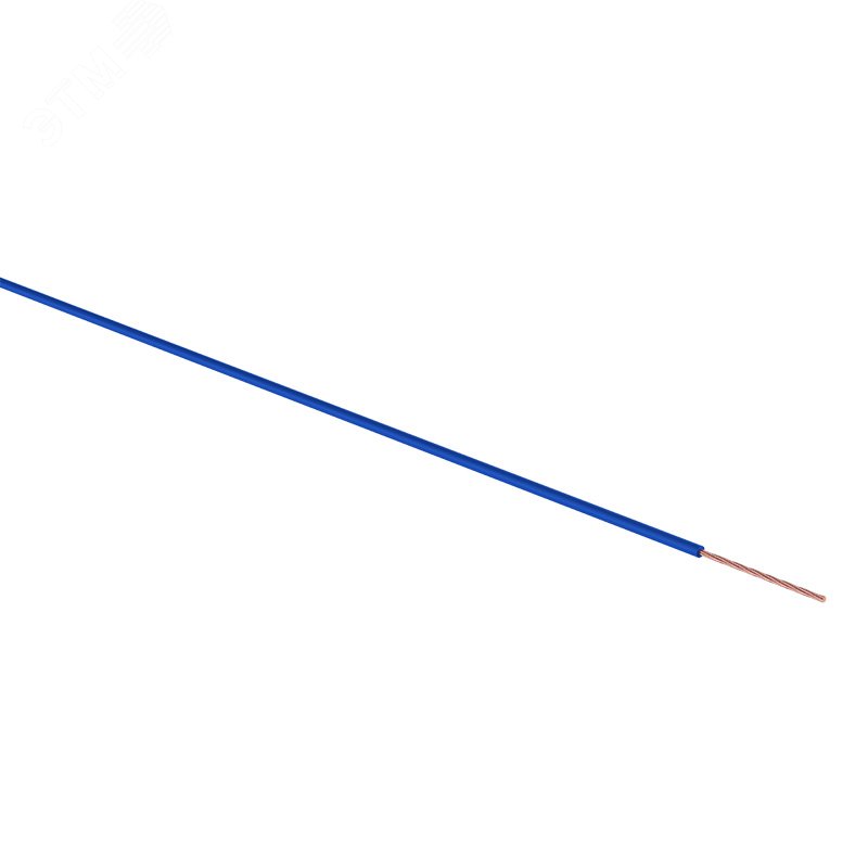 Провод ПГВА 1х1.50 мм2, синий, бухта 100 м, 01-6535 REXANT - превью