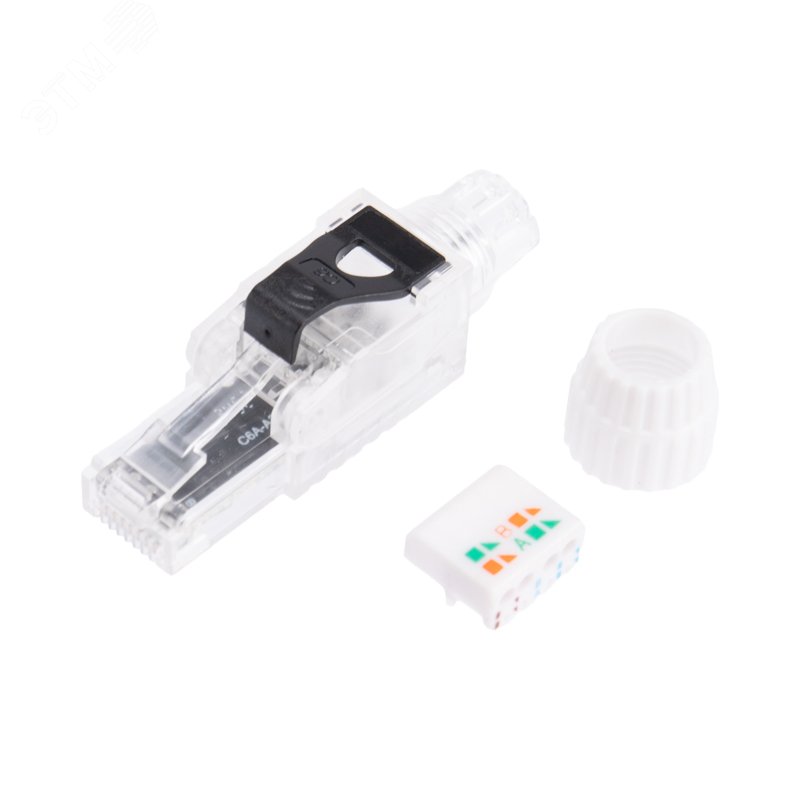 Изображение товара Разъем RJ-45(8P8C) полевой заделки под витую пару FTP CAT6А серия PRO