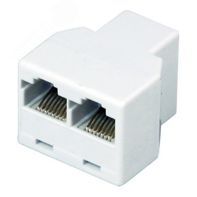 Двойник компьютерный RJ-45(8P-8C) (гнездо - 2 гнезда), 03-0103 REXANT