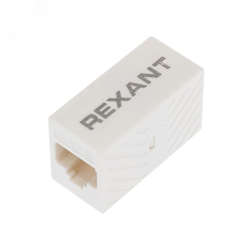Изображение товара Адаптер проходной RJ-45 категория 6 REXANT 8P-8C белый