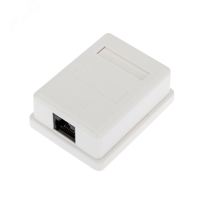 Изображение товара Розетка компьютерная внешняя 1-порт RJ-45 8P8C UTP неэкранированная. кат6, (шт)