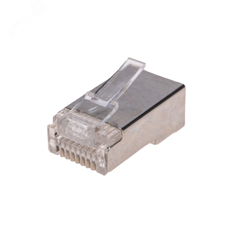 Изображение товара Разъем cквозной FTP RJ-45(8P8C) CAT 5e (шт)