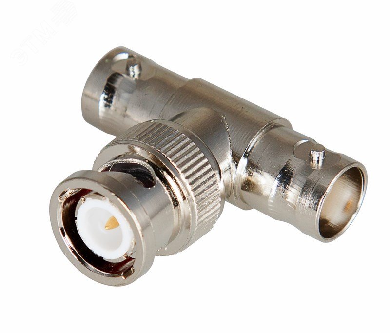 Изображение товара Переход штекер BNC - x2 гнезда BNC (тройник), (шт)
