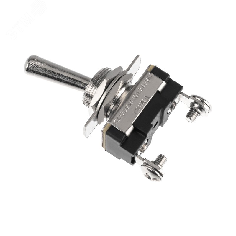 Изображение товара Тумблер 220V 10А однополюсный Mini ASW-23 для электрооборудования