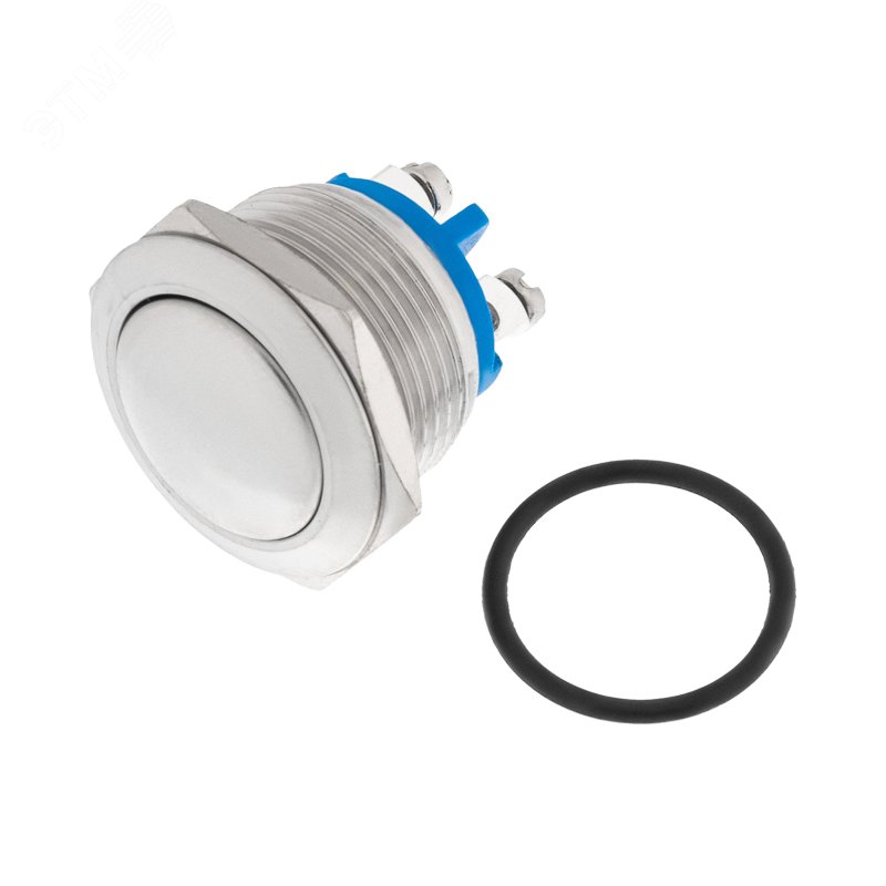 Изображение товара Кнопка антивандальная 19 Б/Фикс (2с винт) (ON)-OFF сфера (PBS-28В, A19-A2) (в упак. 1шт.) (шт)