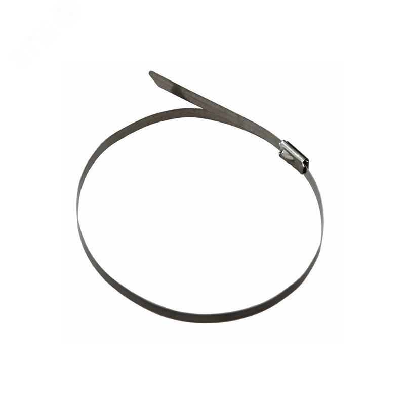 Изображение товара Стальной хомут-стяжка 100x4,6 мм REXANT для кабелей в агрессивных условиях