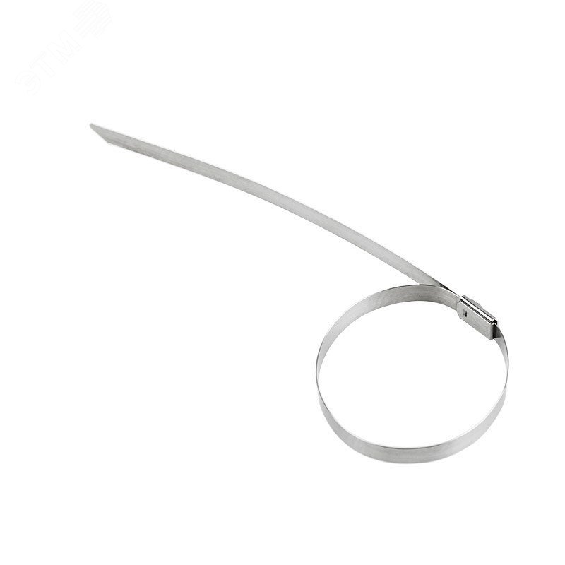 Изображение товара Стальной хомут-стяжка REXANT 152x7,9 мм для кабелей и коммуникаций