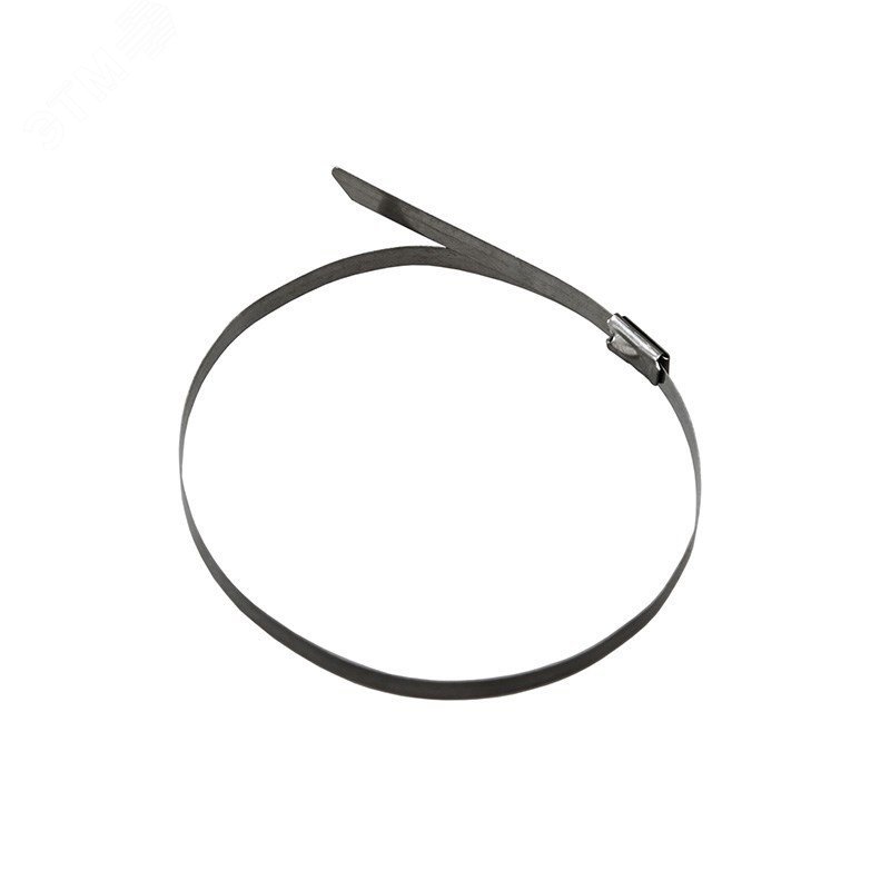 Изображение товара хомут-стяжка стальной 200x4,6 мм, (1уп - 100шт), REXANT (упак)