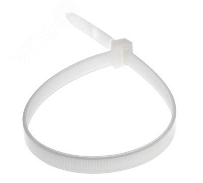 Изображение товара Хомут-стяжка кабельная нейлоновая 450x7,6 мм белая REXANT упаковка 100 шт