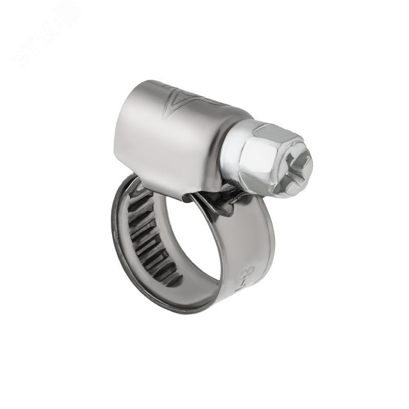 Изображение товара Хомут червячный 8-12/9-0.6 мм. нержавеющая сталь W2 (шт)