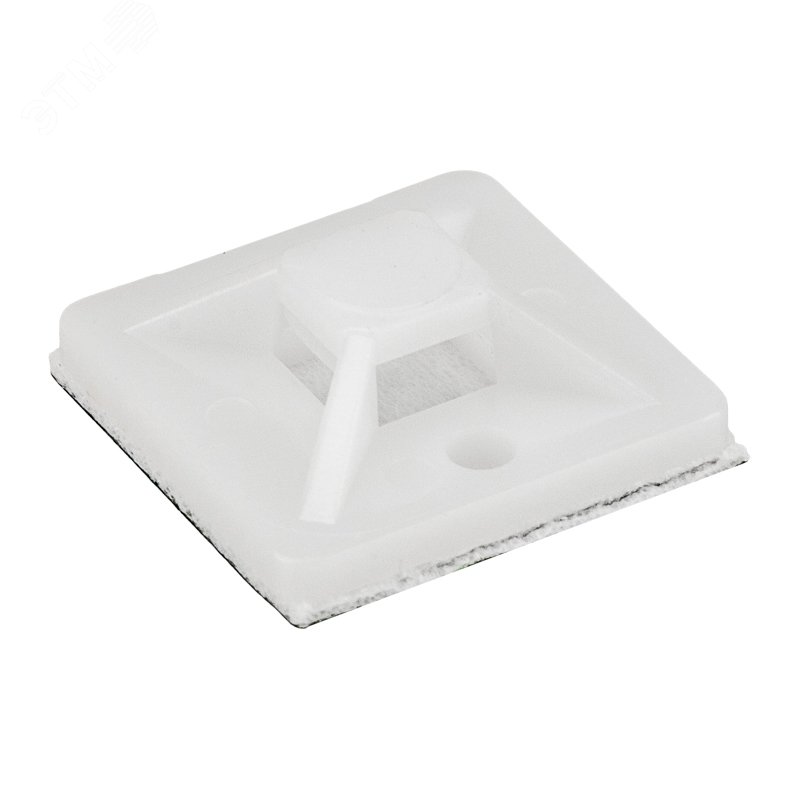 Изображение товара Самоклеящаяся монтажная площадка 25х25 мм, белая, 10 шт, REXANT