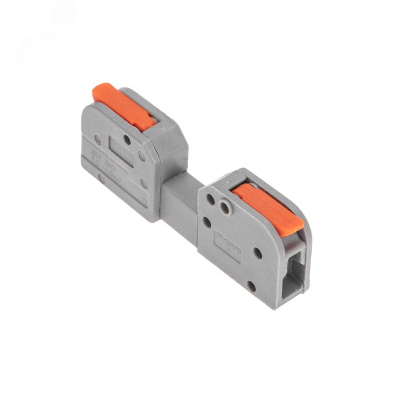 Изображение товара Клемма СМК 222-421R проходная разъемная 1 полюс серая 0,2-4мм2