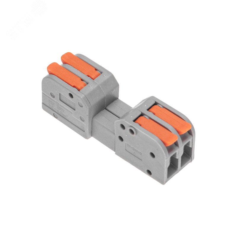 Изображение товара Клемма проходная СМК 222-422R с разъемным соединением 4 контакта