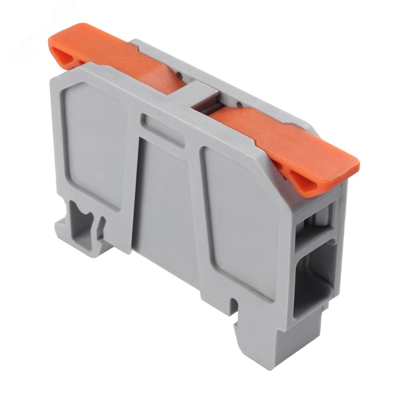 Изображение товара Клемма проходная однополюсная на DIN-рейку REXANT 6-25 мм2 серый