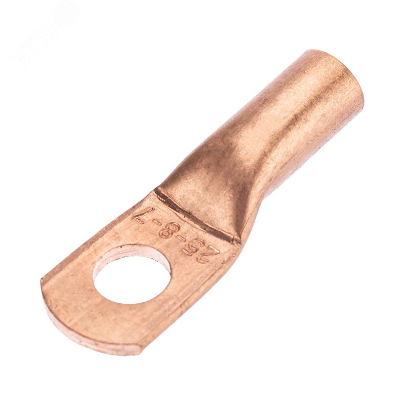 Изображение товара Наконечник медный ТМ 25-8-7 (25кв мм - 8мм) 100шт, REXANT (шт)