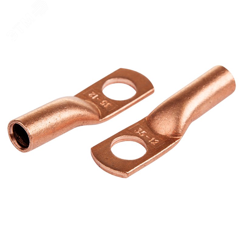 Изображение товара Наконечник кабельный медный ТМ 35-12-10 REXANT 5 шт для опрессовки