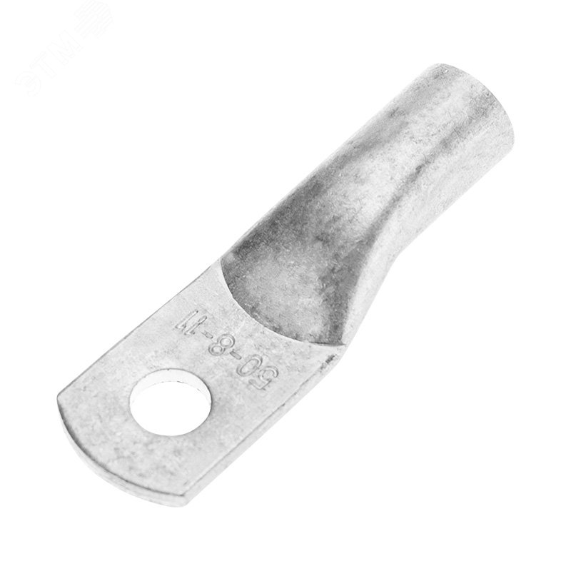 Изображение товара Наконечник медный луженый ТМЛ 50-8-11 для опрессовки проводов REXANT