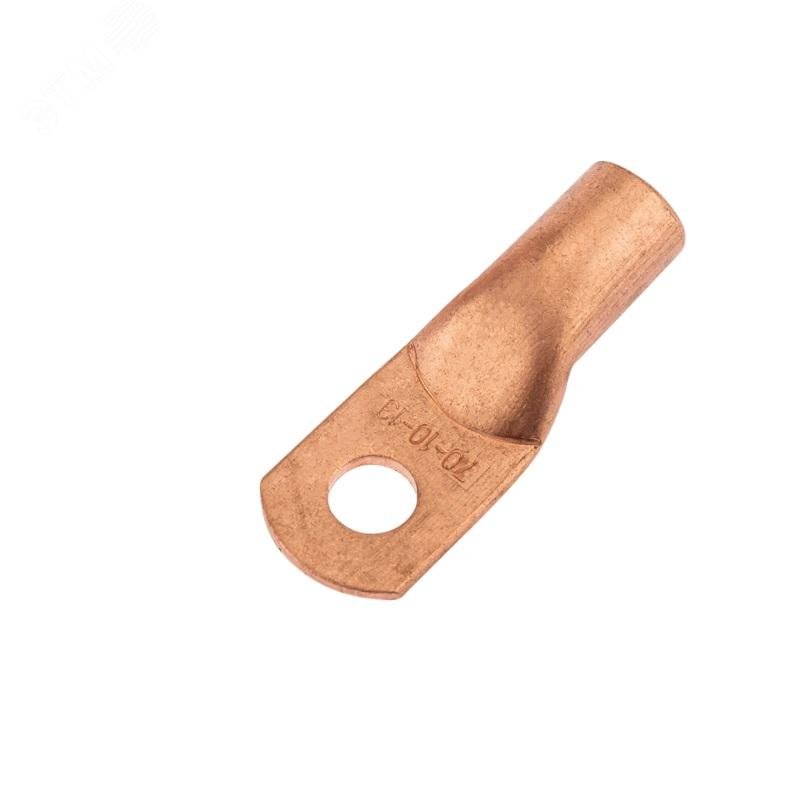 Изображение товара Наконечник медный ТМ 70-10-13 от REXANT для опрессовки кабелей