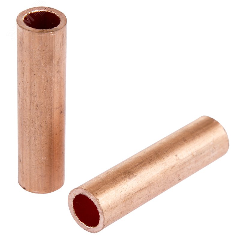 Изображение товара Гильза медная ГМ 35-10 для оконцовывания кабелей REXANT 35 кв мм