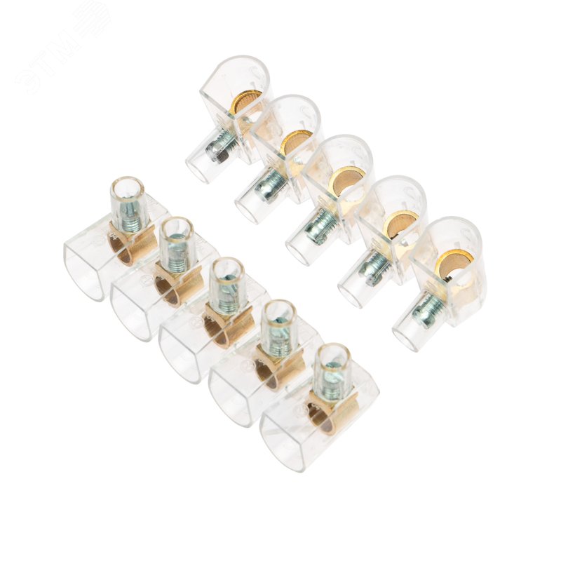 Изображение товара Зажим концевой винтовой изолирующий 10 кв мм REXANT 5х1