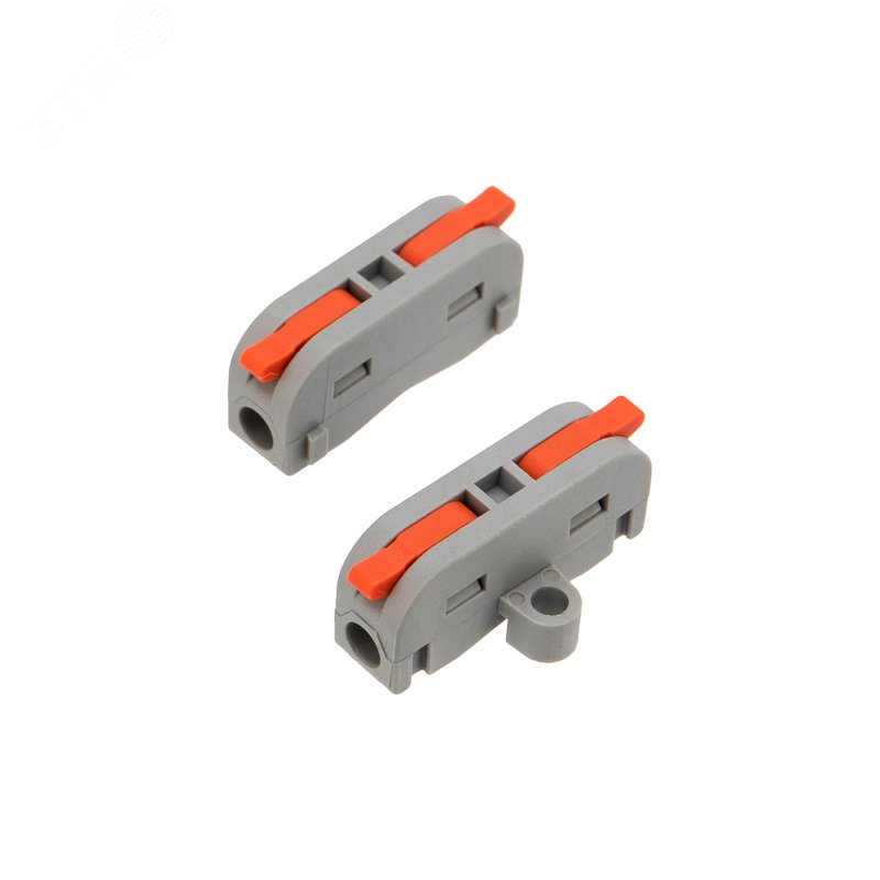 Изображение товара Клемма СМК 222-421P проходная 1 полюс, с монтажной площад (0,08-4 кв мм), серая, REXANT (шт)