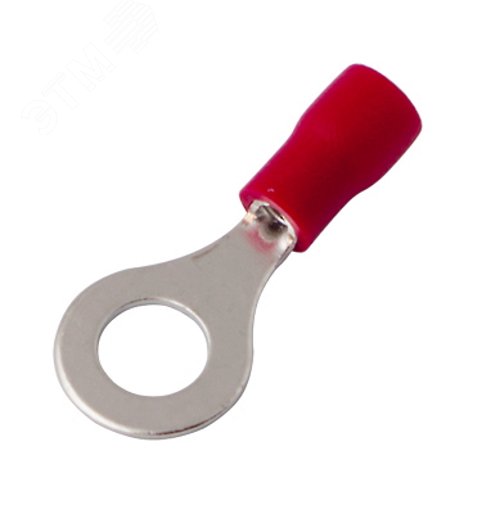 Изображение товара Наконечник кольцевой изолир 6.5 мм 0.5-1.5 кв мм (НКи 1.5-6 НКи 1,25-6) крас, REXANT (шт)