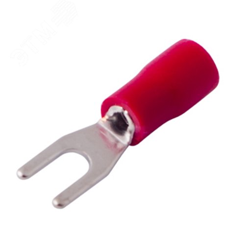 Изображение товара Наконечник вилочный изолир 3.2 мм 0.5-1.5 кв мм (НВи 1.5-3 НВи 1,25-3) красный, REXANT (шт)