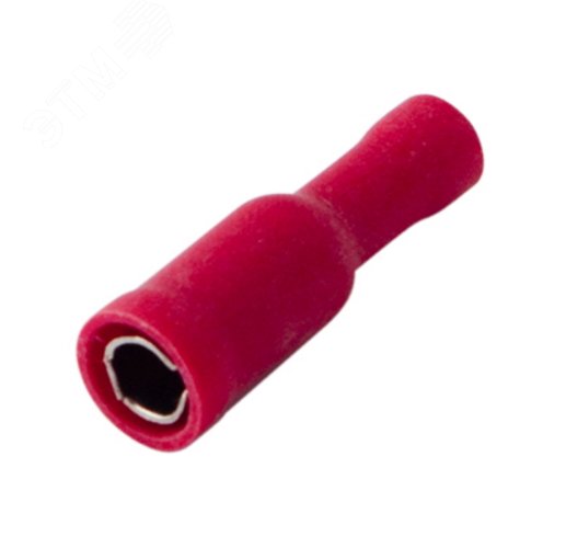 Разъем штекерный изолир гнездо 4 мм 0.5-1.5 кв мм (РШи-м 1.5-4 РШИм 1,25-5-4) красный, REXANT 08-0211 REXANT