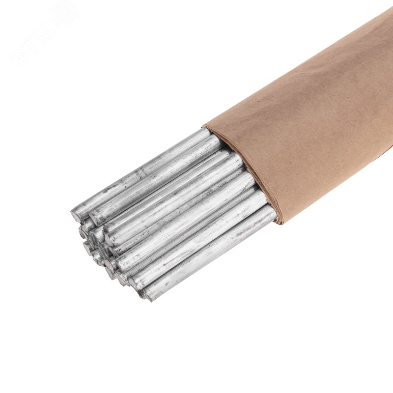 Изображение товара Припой пруток ПОС-40, 8мм, длина 400мм, ГОСТ 21931-76, олово 40%, свинец 60% (упак. 5 кг) (упак)