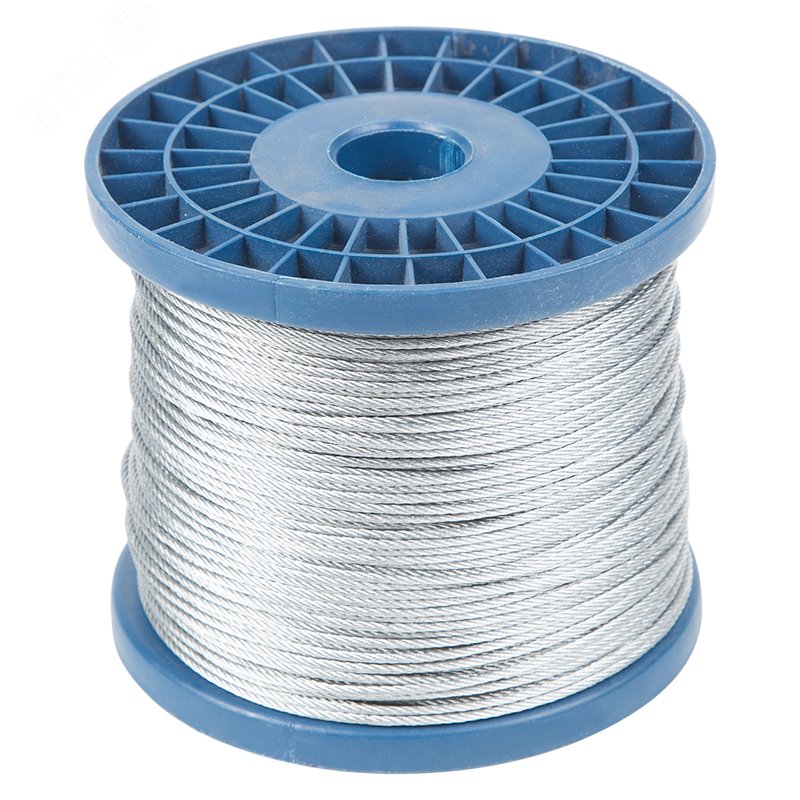 Изображение товара Трос стальной DIN 3055 (6x7) М3 (бобина 200м) (м)