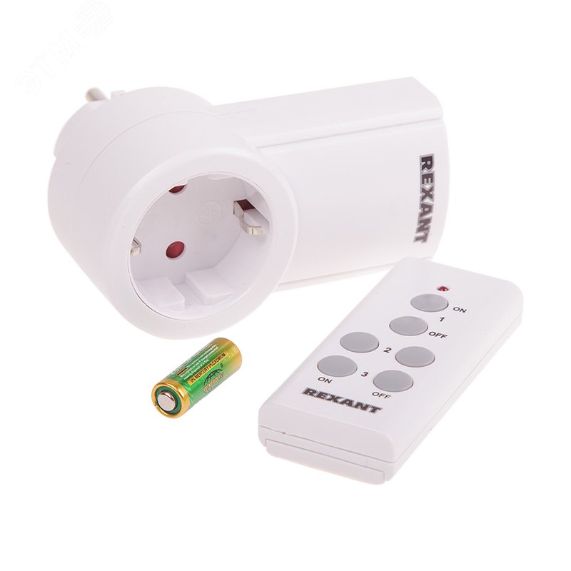 Изображение товара Розетка радиоуправляемая RX-001 с пультом дистанционного управления