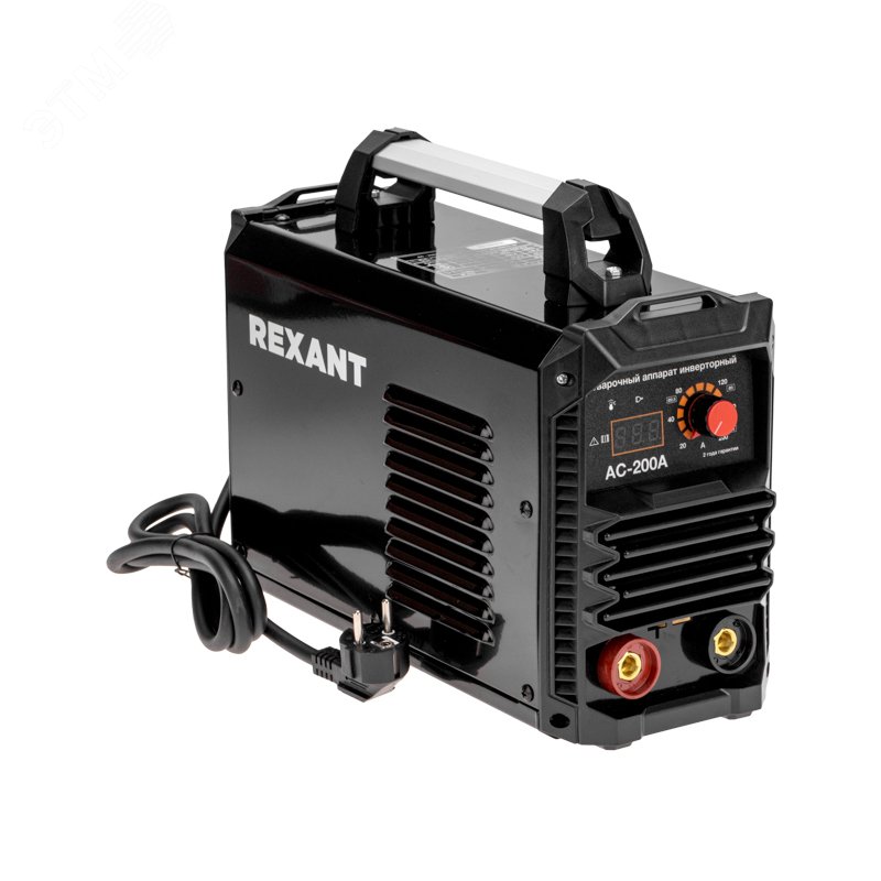 Изображение товара Инвертор сварочный ММА АС-200А REXANT с током до 200 А и защитой IP21