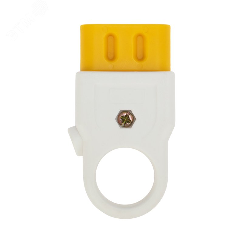 Изображение товара Разборная белая электрикальная розетка без заземления 6А для бытового использования