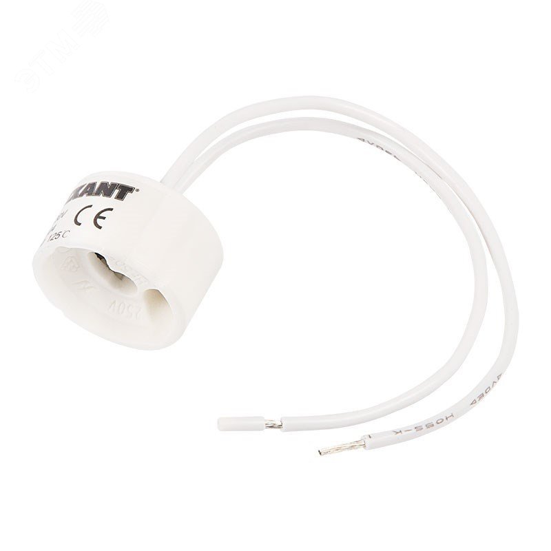 Изображение товара Цоколь ''патрон'' GU-10 с проводом (шт)