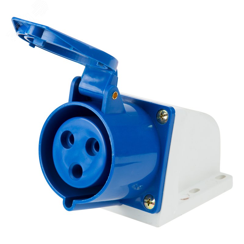 Изображение товара Розетка стационарная 2Р+РЕ 32А 220В IP44 REXANT