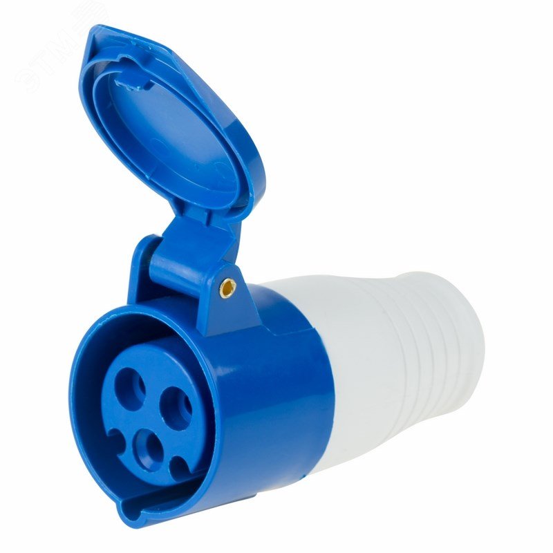 Изображение товара Переносная розетка REXANT 213 2Р+РЕ 16А 220В IP44 промышленные разъемы