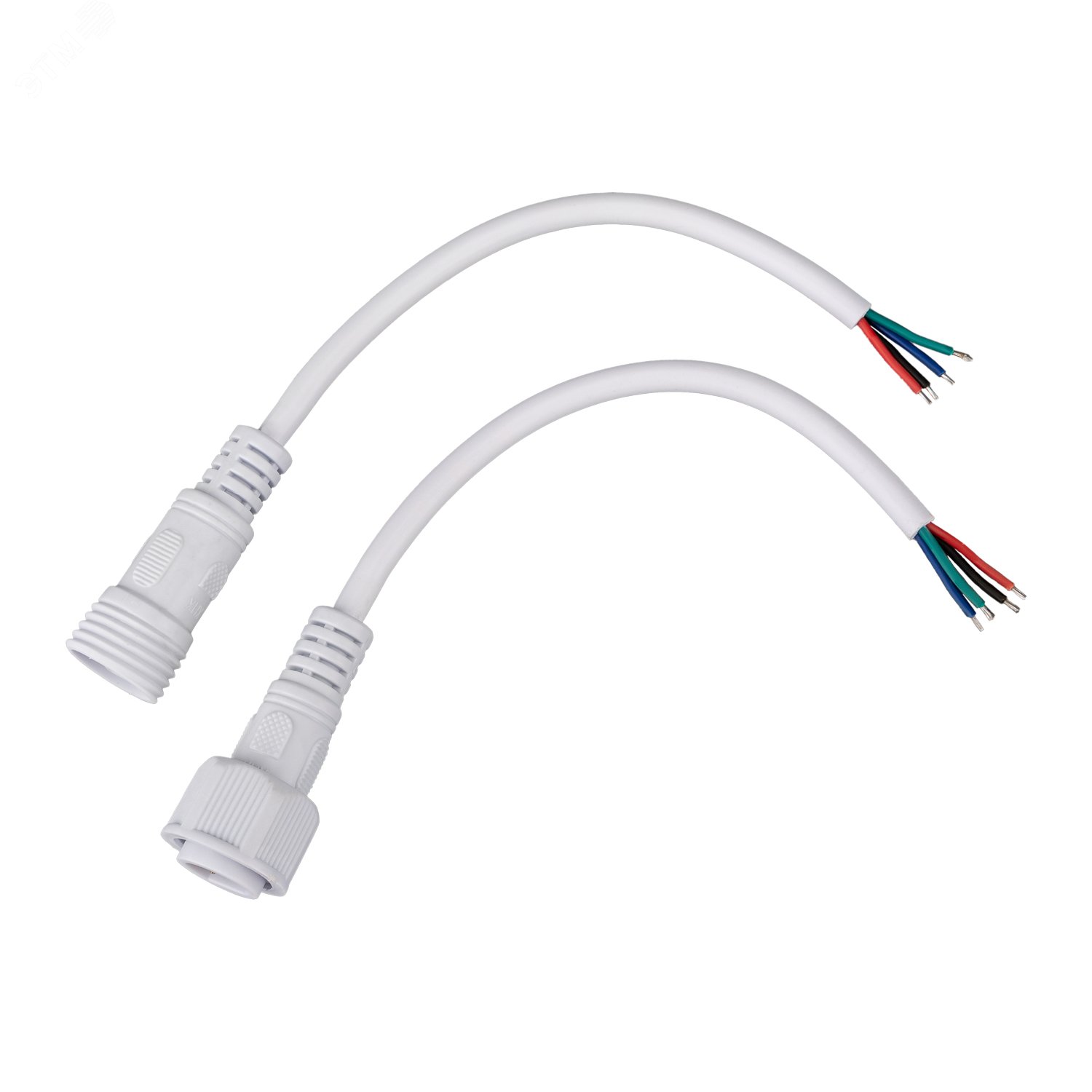 Изображение товара Соединительный кабель герметичный IP67 4х0.75 кв мм REXANT 160 мм