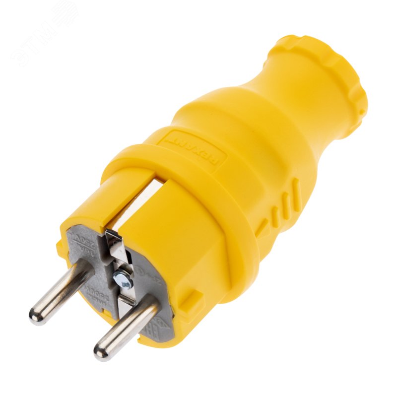 Изображение товара Вилка влагозащищенная прямая из каучука REXANT IP44 16А