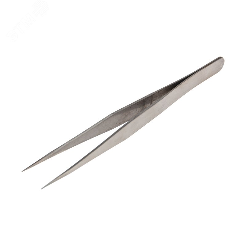 Изображение товара Пинцет прямой 140 мм REXANT из долговечной стали антимагнитный и антистатический