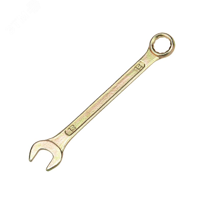 Ключ комбинированный 13 мм, желтый цинк, REXANT 12-5808-2 REXANT