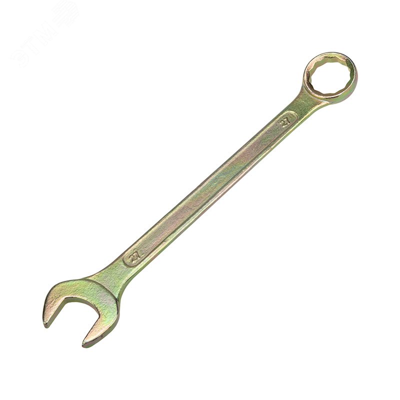 Ключ комбинированный 27 мм, желтый цинк, REXANT 12-5816-2 REXANT