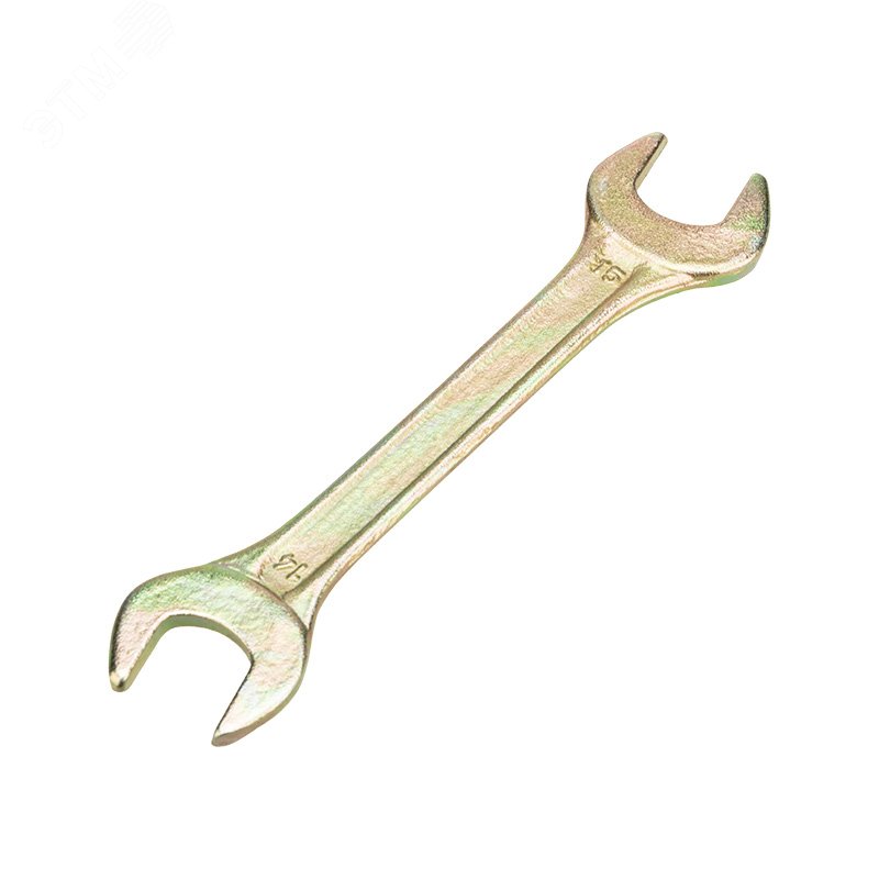 Изображение товара Рожковый гаечный ключ 14х15 мм цинк желтопассивированный REXANT